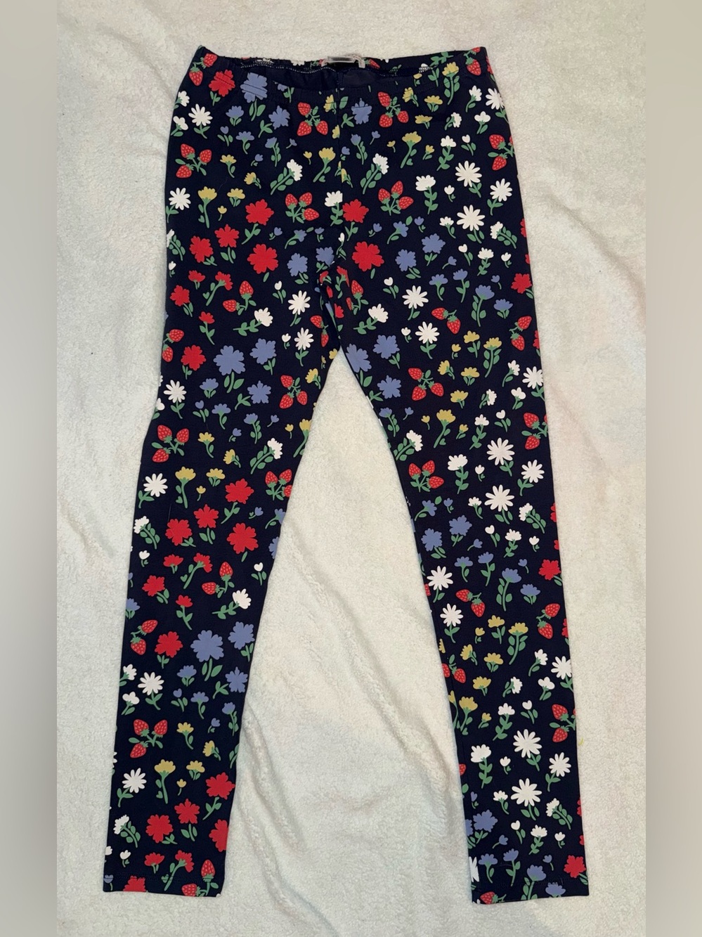 The Beaufort Bonnet Company Mitzy Sue Slacks in navy berry floral print, sz 12